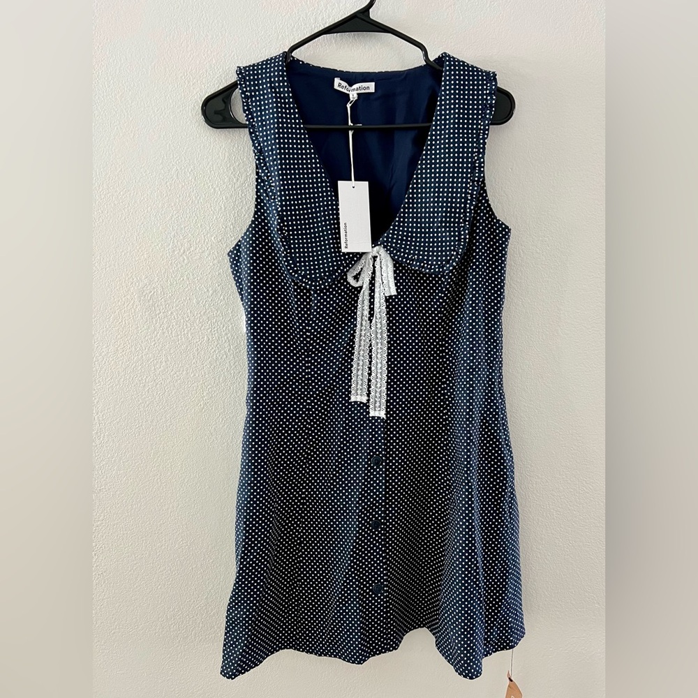 Reformation - Milan Strapless Sheath Cocktail Dress